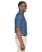 Harriton Men's 6.5 oz. Short-Sleeve Denim Shirt  ModelSide