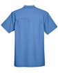 Harriton Men's Barbados Textured Camp Shirt POOL BLUE FlatBack