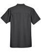 Harriton Men's Barbados Textured Camp Shirt BLACK FlatBack