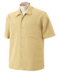 Harriton Men's Barbados Textured Camp Shirt PINEAPPLE OFFront