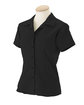 Harriton Ladies' Bahama Cord CampShirt black OFFront