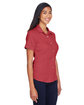 Harriton Ladies' Bahama Cord CampShirt tile red ModelQrt