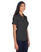 Harriton Ladies' Bahama Cord CampShirt black ModelQrt