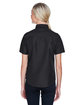 Harriton Ladies' Key West Short-Sleeve Performance Staff Shirt black ModelBack