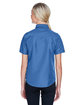 Harriton Ladies' Key West Short-Sleeve Performance Staff Shirt pool blue ModelBack