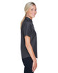 Harriton Ladies' Key West Short-Sleeve Performance Staff Shirt dark charcoal ModelSide
