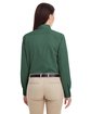 Harriton Ladies' Foundation 100% Cotton Long-Sleeve Twill Shirt with Teflon™ hunter ModelBack