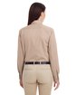 Harriton Ladies' Foundation 100% Cotton Long-Sleeve Twill Shirt with Teflon™ KHAKI ModelBack