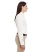 Harriton Ladies' Foundation 100% Cotton Long-Sleeve Twill Shirt with Teflon™  ModelSide