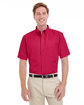 Harriton Men's Foundation 100% Cotton Short-Sleeve Twill Shirt with Teflon™  