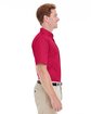 Harriton Men's Foundation 100% Cotton Short-Sleeve Twill Shirt with Teflon™ red ModelSide