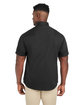 Harriton Men's Advantage IL Short-Sleeve Work Shirt black ModelBack