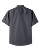 Harriton Men's Advantage IL Short-Sleeve Work Shirt dark charcoal FlatBack