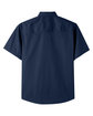 Harriton Men's Advantage IL Short-Sleeve Work Shirt dark navy FlatBack
