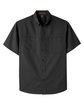 Harriton Men's Advantage IL Short-Sleeve Work Shirt black FlatFront