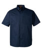 Harriton Men's Advantage IL Short-Sleeve Work Shirt dark navy OFFront