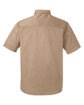 Harriton Men's Advantage IL Short-Sleeve Work Shirt khaki OFBack