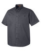 Harriton Men's Advantage IL Short-Sleeve Work Shirt dark charcoal OFQrt