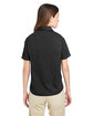 Harriton Ladies' Advantage IL Short-Sleeve Work Shirt black ModelBack