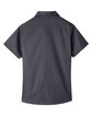 Harriton Ladies' Advantage IL Short-Sleeve Work Shirt dark charcoal FlatBack