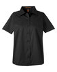 Harriton Ladies' Advantage IL Short-Sleeve Work Shirt black OFFront