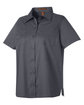 Harriton Ladies' Advantage IL Short-Sleeve Work Shirt dark charcoal OFQrt