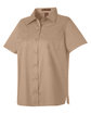 Harriton Ladies' Advantage IL Short-Sleeve Work Shirt khaki OFQrt