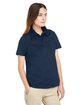 Harriton Ladies' Advantage IL Short-Sleeve Work Shirt dark navy ModelQrt