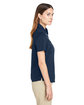 Harriton Ladies' Advantage IL Short-Sleeve Work Shirt dark navy ModelSide