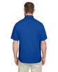 Harriton Men's Flash IL Colorblock Short Sleeve Shirt tr royal/ black ModelBack