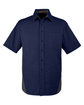 Harriton Men's Flash IL Colorblock Short Sleeve Shirt dk navy/ dk chrc OFFront
