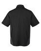 Harriton Men's Flash IL Colorblock Short Sleeve Shirt black/ dk charcl OFBack