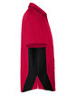 Harriton Men's Flash IL Colorblock Short Sleeve Shirt red/ black OFSide