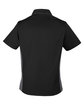 Harriton Ladies' Flash IL Colorblock Short Sleeve Shirt black/ dk charcl OFBack