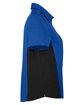 Harriton Ladies' Flash IL Colorblock Short Sleeve Shirt tr royal/ black OFSide