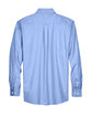Harriton Men's Long-Sleeve Oxford with Stain-Release light blue FlatBack