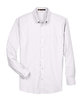 Harriton Men's Long-Sleeve Oxford with Stain-Release  FlatFront