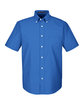 Harriton Men's Short-Sleeve Oxford with Stain-Release french blue OFFront