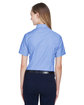 Harriton Ladies' Short-Sleeve Oxford with Stain-Release LIGHT BLUE ModelBack