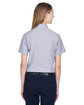 Harriton Ladies' Short-Sleeve Oxford with Stain-Release OXFORD GREY ModelBack