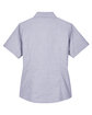 Harriton Ladies' Short-Sleeve Oxford with Stain-Release OXFORD GREY FlatBack