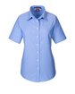 Harriton Ladies' Short-Sleeve Oxford with Stain-Release  OFFront
