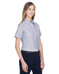 Harriton Ladies' Short-Sleeve Oxford with Stain-Release OXFORD GREY ModelQrt