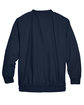 Harriton Adult Microfiber Wind Shirt NAVY/ WHITE FlatBack