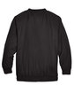 Harriton Adult Microfiber Wind Shirt BLACK/ WHITE FlatBack