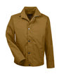 Harriton Men's Auxiliary Canvas Work Jacket DUCK BROWN OFFront