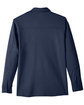 Harriton Adult StainBloc Pique Fleece Shirt-Jacket dark navy FlatBack