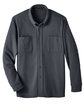 Harriton Adult StainBloc Pique Fleece Shirt-Jacket  FlatFront