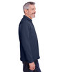 Harriton Adult StainBloc Pique Fleece Shirt-Jacket dark navy ModelSide