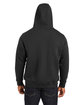 Harriton Men's ClimaBloc Lined Heavyweight Hooded Sweatshirt black ModelBack